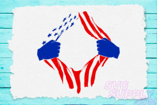 American Flag Torn