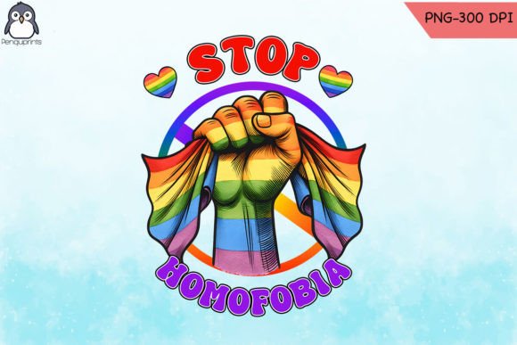 Anti-Homophobia Symbol World Flag Graphics for Crafts