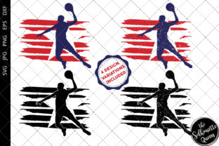 Basketball Flag Graphics for Crafts and Branding