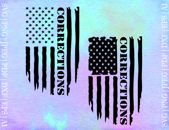 Corrections Flag SVG: Graphics for Crafts Done Right