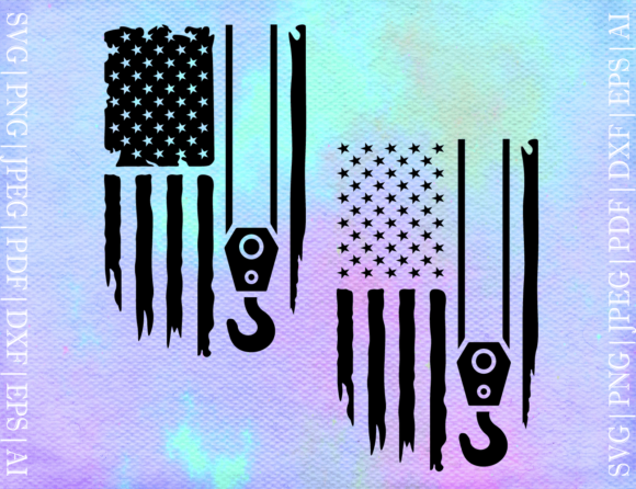 Crane Operator Flag SVG: Graphics for Crafts Projects