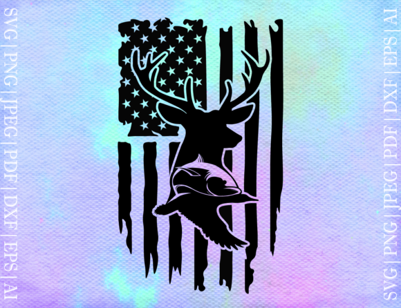 Duck Deer Fish Flag SVG: Graphics for Crafts-Driven Branding