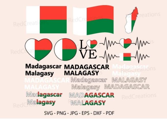 Madagascar Flag Bundle