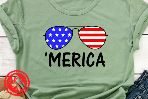 Merica USA Flag Sunglasses Graphics for Crafts
