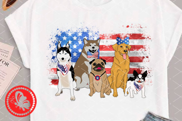 USA Flag Patriotic Graphics for Crafts